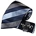 YAC1A05 Multicoloured Striped Fashion Xmas Day Gift Silk Necktie 3PT By Y&G
