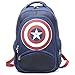 Marvel Comics Captain America: Unisex Shield Backpack | One Size | Blue/Red
