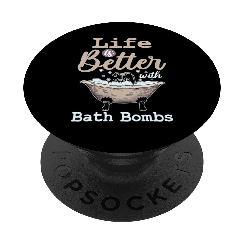 Bath Bombs Making Bathing Bomb Bubble Lavender PopSockets Swappable PopGrip