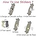 YAMIOW Waterproof Vinyl Stickers for Water Bottle Skateboard Guitar Laptop Motorcycle Car Luggage Decal Graffiti Stickers (50 pcs for Super Hero Style)