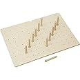 Sammery 30 x 21 Inch Peg Board Drawer Organizer, Adjustable Peg System Drawer for Kitchen Dishes,Wood Pegboard Drawer Organizer,Kitchen Pegboard Drawer Plate Organizer
