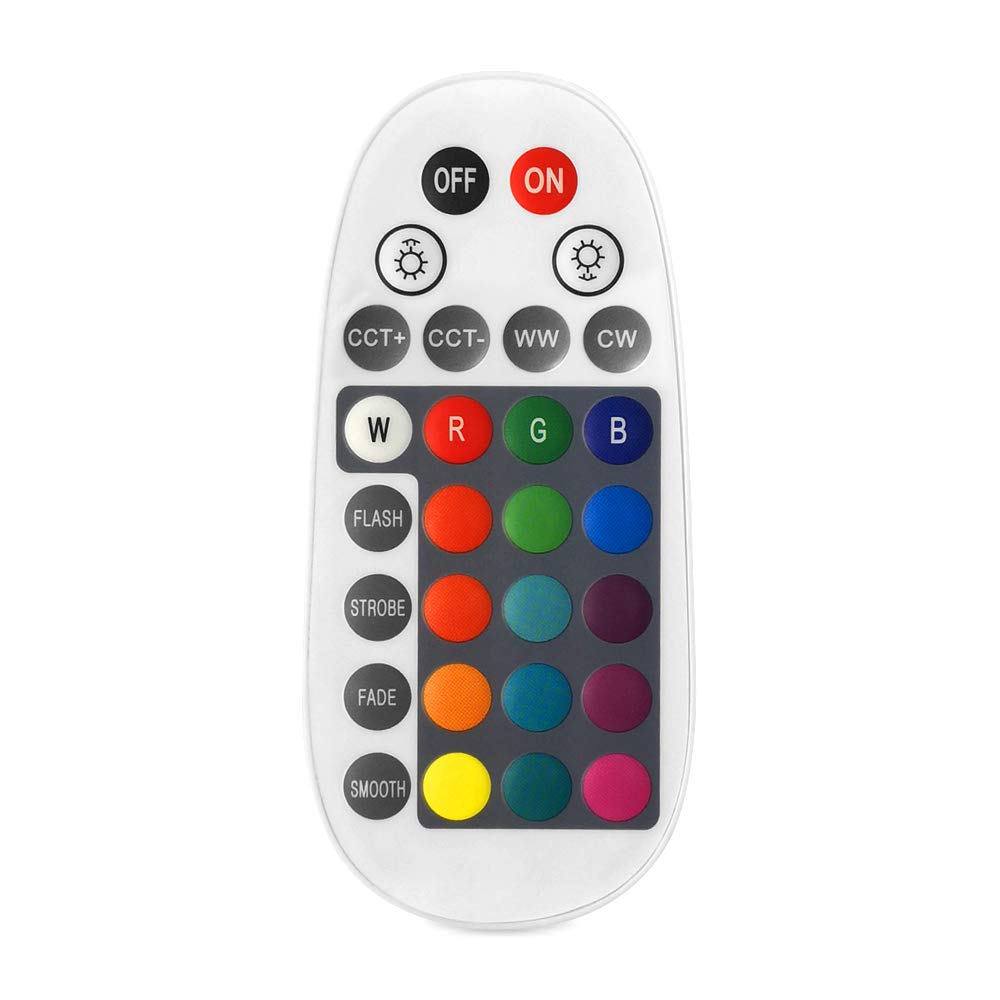 RGBWC Remote Control, 28 Keys Bluetooth Mesh Smart remote with CCT Color Temperature, Suitable All Hao Deng Bluetooth Mesh RGBWC RGBW LED Lighting and LED Controllers