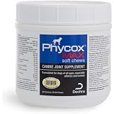 Phycox&reg; MAX Joint Supplement Soft Chews for Dogs, 90 Chews | For Dogs of All Ages, esp Athletes and Seniors; Glucosamine HCI; MSM; Phycocyanin; Omega-3 Fatty Acids; Packaging May Vary