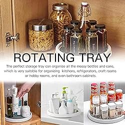 Rarapop 3 Pack Non Skid Lazy Susan Turntable