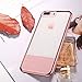 BENTOBEN iPhone 8 Plus Case, iPhone 7 Plus Case, Bling Glitter Clear Drop Protection Hard PC TPU Hybrid Dual Layer Slim Shockproof Stripes Phone Case for iPhone 8 Plus / 7 Plus (5.5 inch) Rose Gold