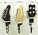 Pack of 3 Hooks Towel Coat Wall Rack Hangers Guitar Shape Vintage Resin Hooks 3-Hook