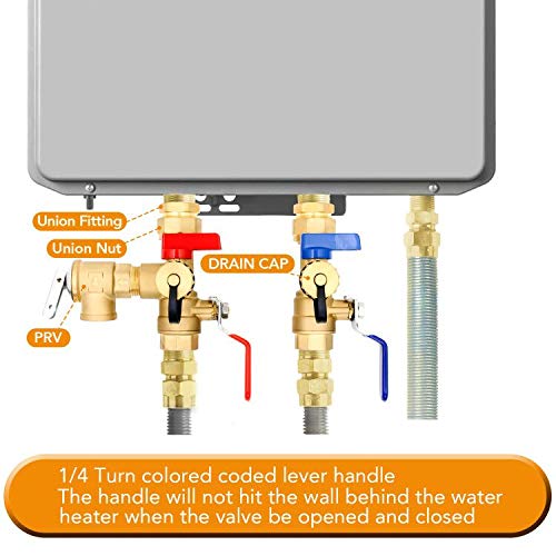 Tankless Hot Water Heater Flushing Kit 3/4