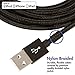 vCharged iPhone Charger Cable 2ft, 2 Pack Apple MFi Certified Lightning Cables Premium Nylon Braided Fast Charging USB Cord for iPhone 14 Pro Max, 13, 12, 11/Mini, XR, XS/Max, X, iPad, Airpods - Black
