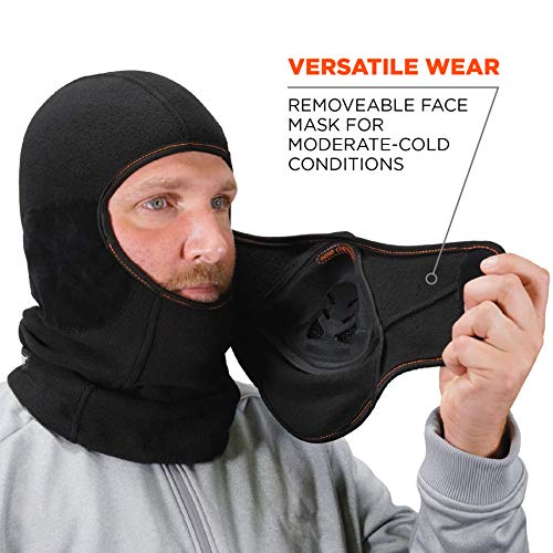 Balaclava with Detachable Heat Exchanger Face Mask, Winter Ski Mask