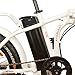 DJ Folding Bike 750W 48V 13Ah Power Electric Bicycle, UL 2849, Pearl White, LED Bike Light, Suspension Fork and Shimano Gear,thumb 3