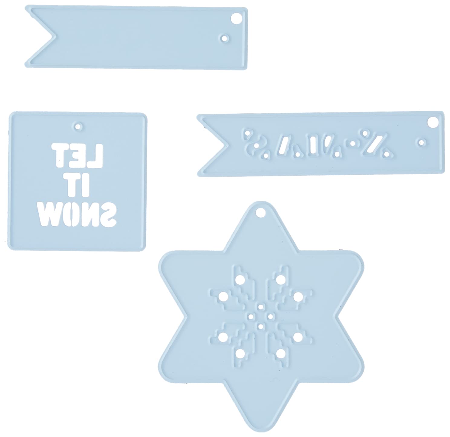 Marianne Design Winter Wishes Creatable Die, Pack of 4, Blue