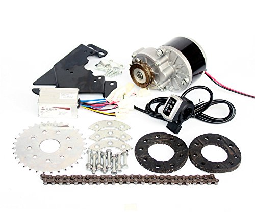 🥇 L-faster 24V36V250W Electric Conversion Kit for Common Bike Left Chain Drive Customized for Electric Geared Bicycle Derailleur