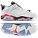 Air Jordan 6 Retro Low (White/Infrared 23-Black)