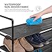 Plemo 10 Tiers Shoe Rack, Non-Woven Fabric Shoe Tower Organizer Cabinet, Space Saving Shoe Standing Storage, Waterproof and Durable, Tool-Free Assembly