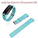 ULT-unite Band for Garmin Vivosmart HR, Garmin Vivosmart HR Replacement Soft Silicone Bracelet Sport Strap Wristband Accessory (Teal)