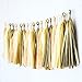 Tissue Paper Tassel DIY Party Garland Decor for All Events & Occasions - 20 Tassels Per Package (Peach-Ivory-Tan-Gold)