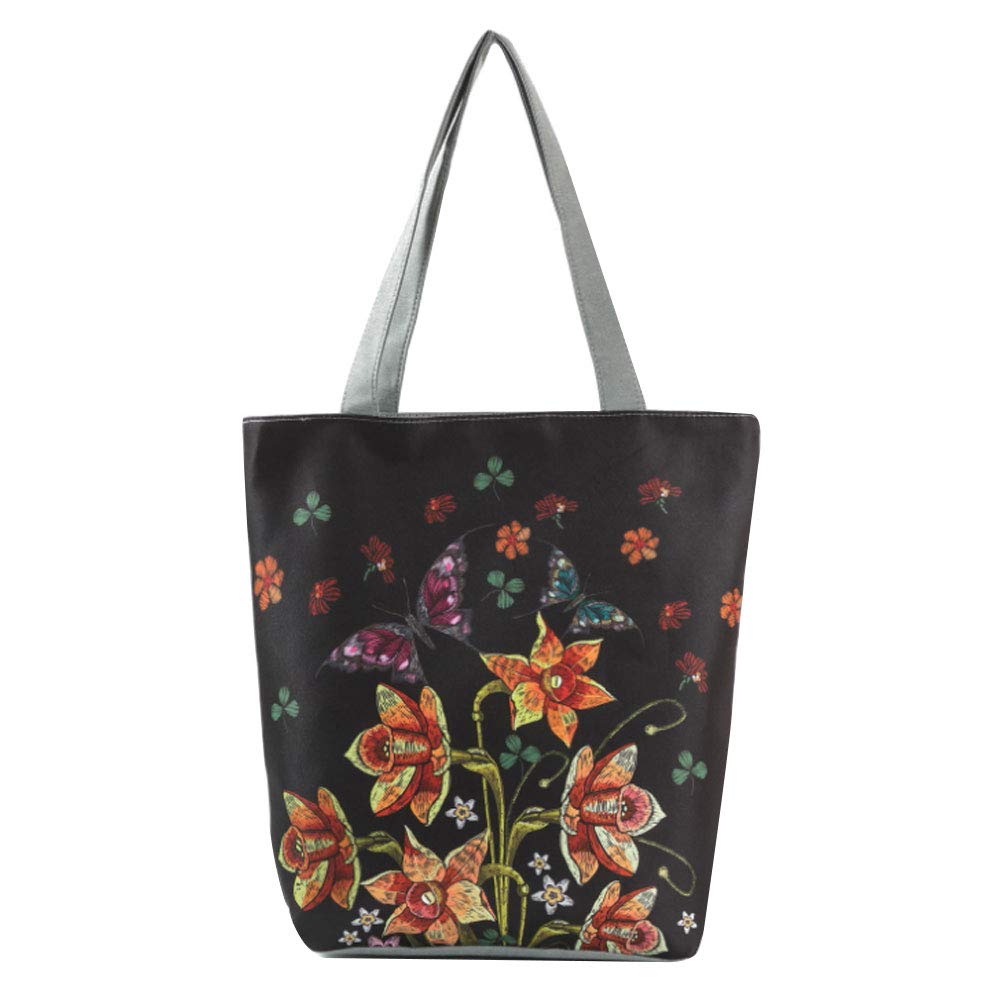 Millya Creative Waterproof Foldable Large Shopping Bag Travel Recycle Bag with Side Pocket (1534c)