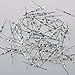 H&D 100pcs Chrome Bow Tie Clips, Butterfly Clips for Fastening Crystals, Feng Shui, Chandelier Crystals, Lamp Crystals, Ceiling Light Crystals (40mm)