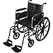 Invacare LightWeight Tracer EX2 Wheelchair 20" with SwingawayFootrest- Black (Folding, Assembled)