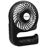 OPOLAR Handheld and Portable Fan with Power Bank Feature, 2200mAh Rechargeable Battery, 3 Fan Speeds, Sidelights, and Powerful Wind for Outdoor Campaigns like Fishing, Camping, Picnic