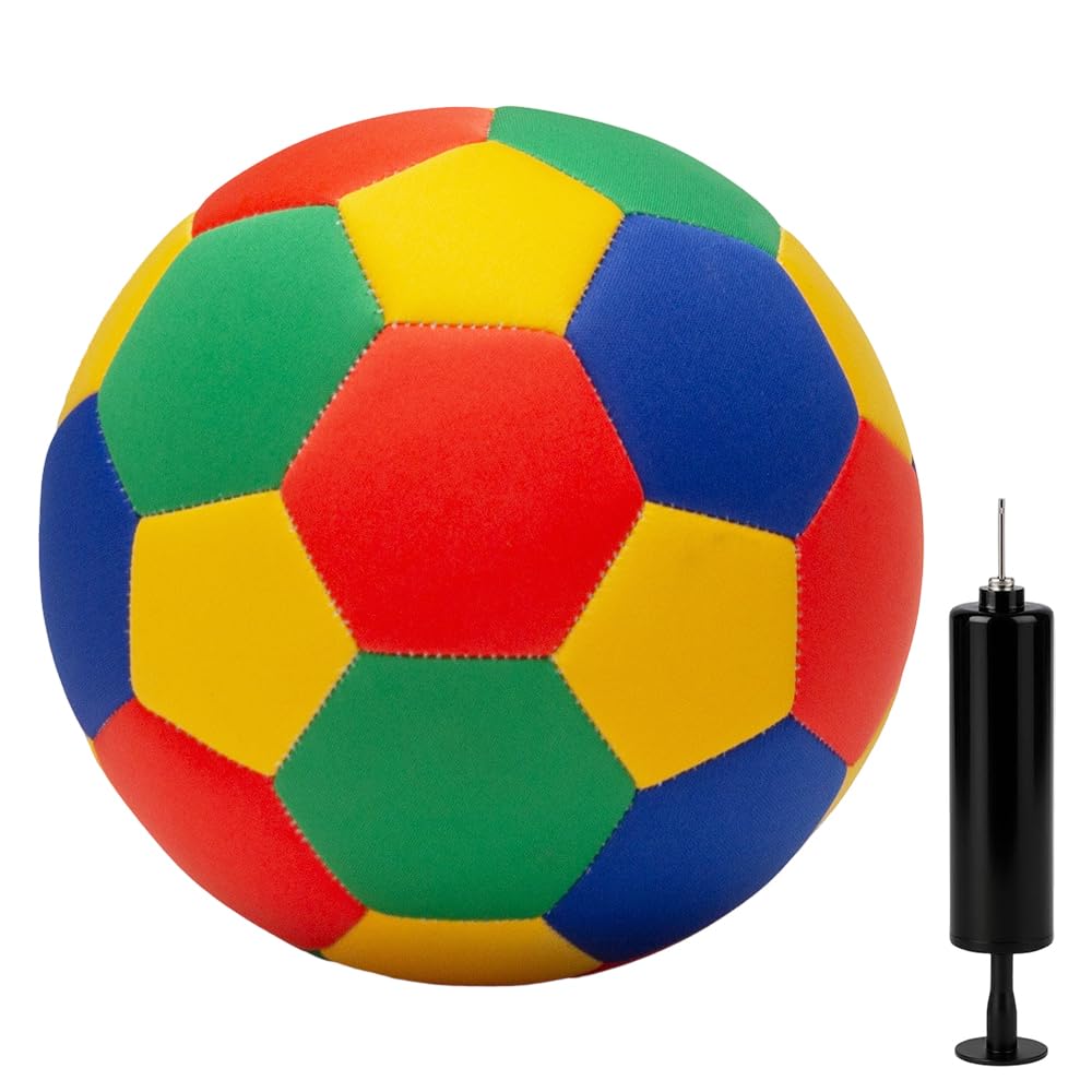 Mineup Indoor Soft Football for House Home, Training Ball Standard Size 4, Soft & Safe Youth Football for Indoor and Yard Dribbling, Training, Fun Football Gifts (Size 4)