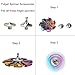 SCIONE Metal Fidget Spinner 2 Pack Stainless Steel Bearing 3-5 Min High Speed Stress Relief Spin ADHD Anxiety Toys for Adult Kid Autism Fidgets Best EDC Hand Toy Focus Fidgeting (B Metal 2 Set)
