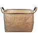 OrganizerLogic Burlap Storage Organizer Basket - Heavy Duty Storage Basket - Perfect Storage Jute Basket for Laundry, Shoes and Kids Toys - 17