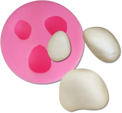 Z Ss Forme De Pierre 3d Bricolage Gateau Au Chocolat Moule A La Main Des Moules A Savon Rose Ensemble De 2 Amazon Fr Cuisine Maison