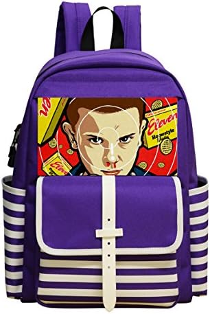 Eleven and Waffles School Backpack Laptop Student Bag Shoulder Daypack Handbag For Boys