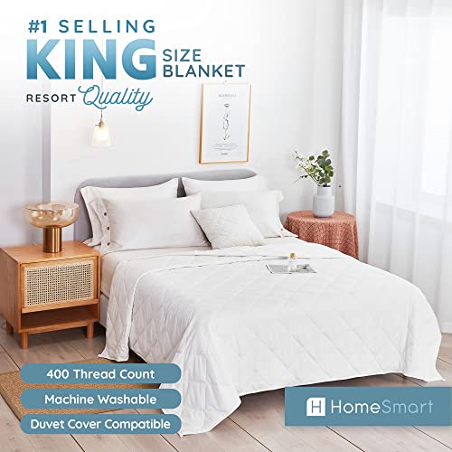 White King Size Weighted Blanket 20 lbs by HomeSmart (an American