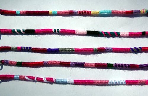 Dark Pink/Hot Pink Color Scheme, Qty: 1 Dreadlocks Accessory, Dread Wrap, Hair Fall, Hair Wrap, Colorful Accessories for Dreads, Braids, Curls