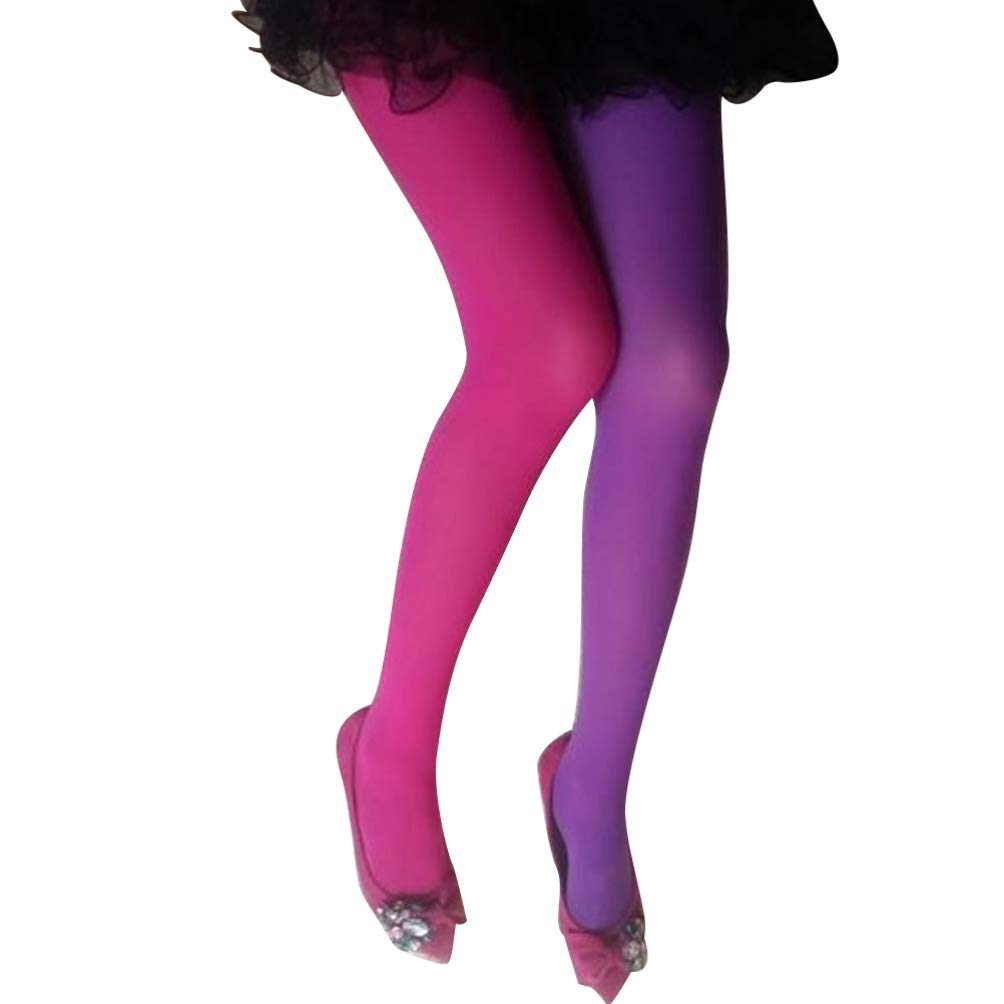 PRETYZOOM Women Stocking Tights Two Toned Jester Tights for Christmas Party Carnival Fiesta Party