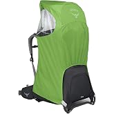 Osprey Poco Child Carrier Raincover, Green OS | baby carrier, toddler hiking, travel carrier, waterproof raincover, rain cover included, Green color, OS size