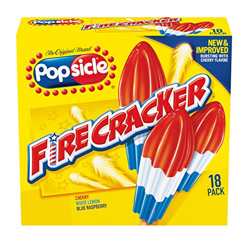 Popsicle Ice Pops, Firecracker, 18 ct