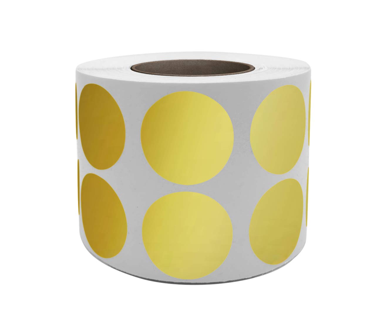 Royal Green 19mm Gold Label Sticker 1.9cm Diameter Gold Circle Sticker Roll 19mm 1050 Pack