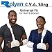Rolyan C.V.A. Sling, Universal Hemi Sling for Shoulder, Hand, & Arm, Shoulder Sling for Men & Women, Padded Shoulder Brace with Strap for Abduction, Arm Sling for Dislocated Shoulder or Broken Arm