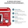 Sensio-Home-2-in-1-Food-Processor-Blender-Stand-Mixer-Machine-1300W-Electric-Motor-Dough-Hook-Whisk-Beater-Splash-Guard-6-Speed-45-Litre-Stainless-Steel-Mixing-Bowl-15L-Glass-Jug-Red Sensio Home 2-in-1 Food Processor Blender & Stand Mixer Machine - 1300W Electric Motor - Dough Hook, Whisk, Beater…