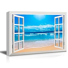 Clear Waves and Fine Sand Beach Wall Decor