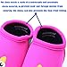 SUIEK Baby Boys Girls Swim Water Shoes Infant Pool Beach Sand Barefoot Aqua Socks (Rose Red, Small)