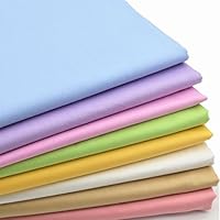 iNee Candy Solids Fat Quarters Fabric Bundles, Quilting Fabric for Sewing Crafting,18x22 inches,(Candy Solids)