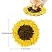 Liakk Snuffle Mat for Dogs, Dog Feeding Mat, Dog Puzzle Toys, for Encourgaing Natural Foraging Skills for Cats Dogs (Sunflower) (A)