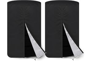 KALINCO Large Tire Cover, Waterproof Tire Storage Bag, Dust-Proof Seasonal Tire Cover, Universal Spare Tire Cover, Fits up to