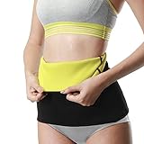 Women's Hot Thermo Sweat Neoprene Shapers Slimming Belt Waist Trainer Sweat Belt Waist Cincher Girdle Slimming belt For Weight Loss Size S