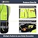JKSafety 7 Pockets High Visibility Zipper Front Safety Vest With Reflective Strips.Meets ANSI/ISEA Standards(130-Yellow-Black M)