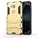 Huawei Honor 5X Case DWaybox Hybrid Armor Design with Stand Feature 2 In 1 Combo Dual Layer Detachable Protective Shell Phone Hard Back Cover Case for Huawei Honor 5X 5.5inches (Gold)