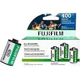 Fujifilm Fujicolor 400 ISO 35mm Color Film &ndash; 3 Pack (36 Exposures Each) Color Negative Film (400 Speed, 1 Pack (3 Rolls))