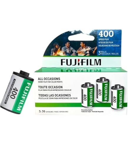 Amazon.com : Fujifilm 35mm Color Negative Roll Film, 400 ISO, 36