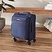 Amazon Basics Softside Carry-On Spinner Luggage Suitcase - 18.5 Inch, Navy Blue