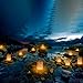 Grinde NO 20pcs Luminary Candle Bags Fire-Retardant Wishing Lanterns Luminary Bags Reusable Light Holder with 20pcs Scented Candles