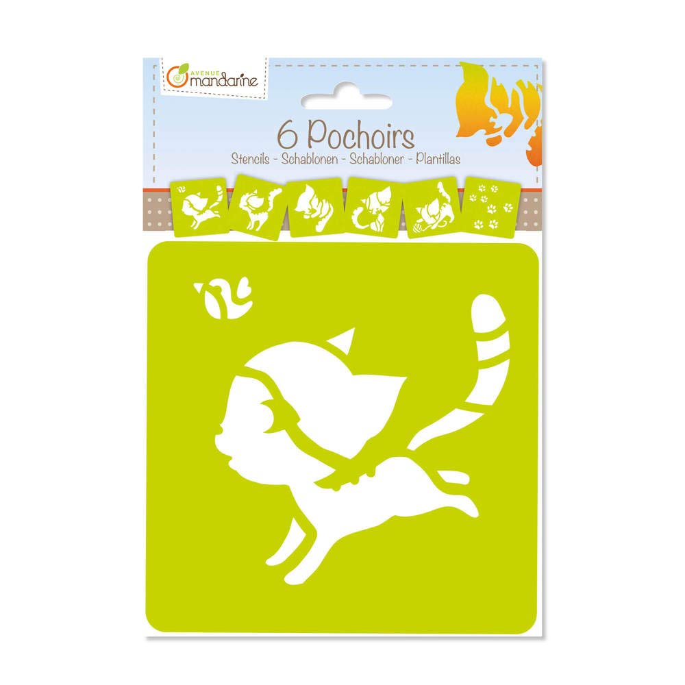 Avenue Mandarine Cat Stencil Set — image 1